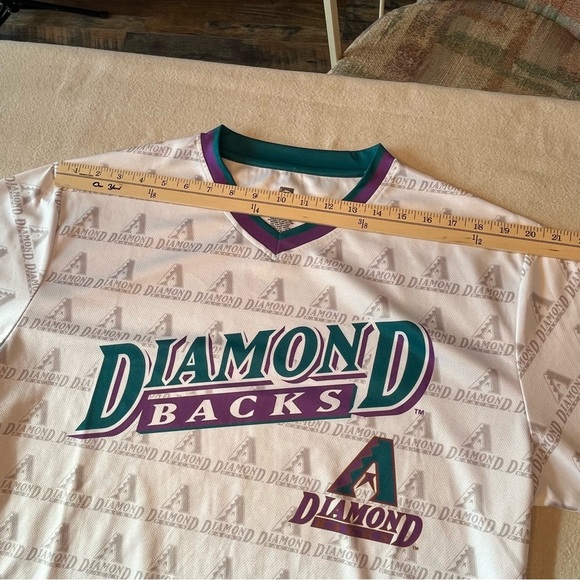 Diamondbacks White Jersey - Size XL - Picture 6 of 13